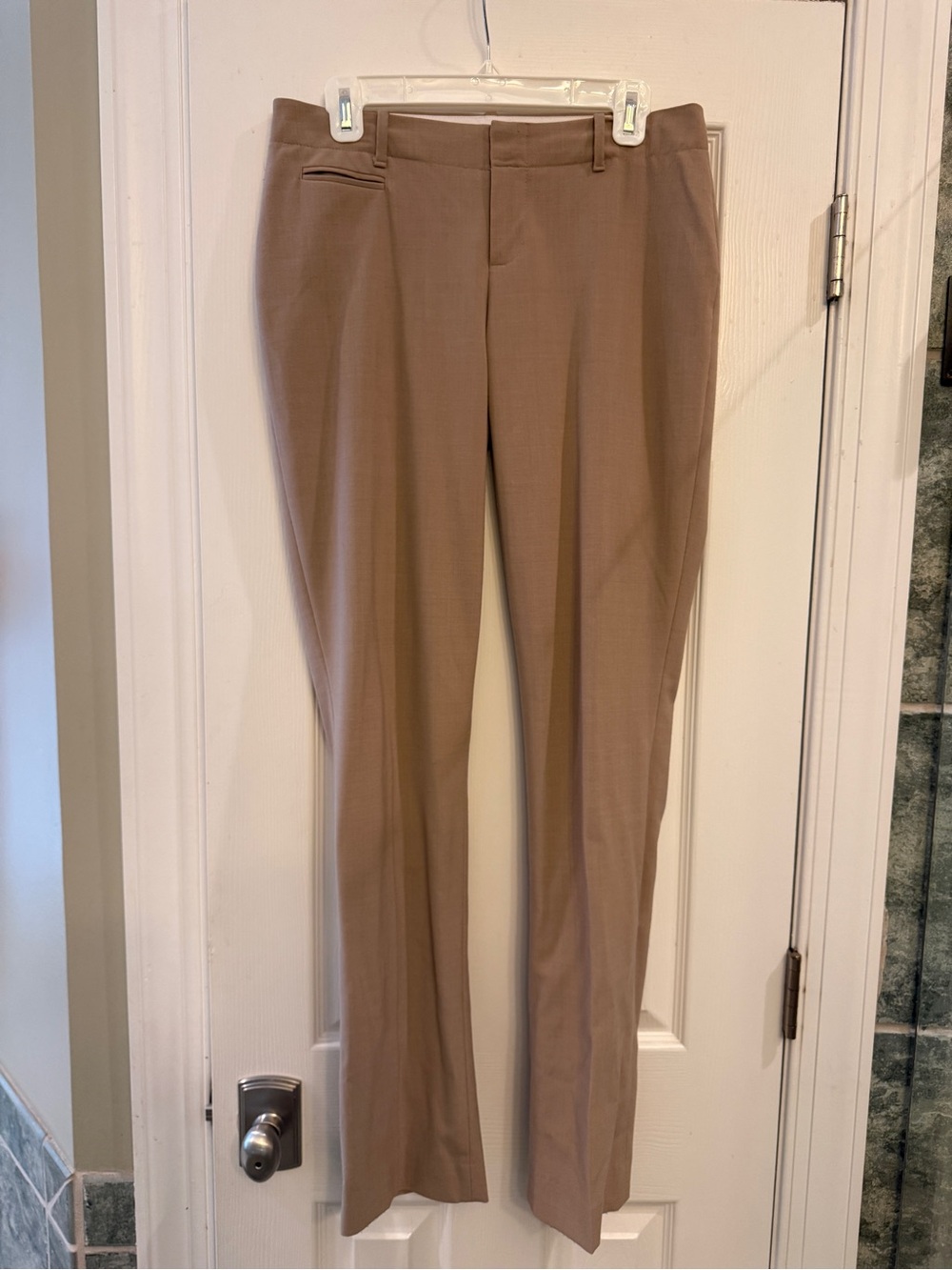 Tailored Women's Dress Pants in Khaki